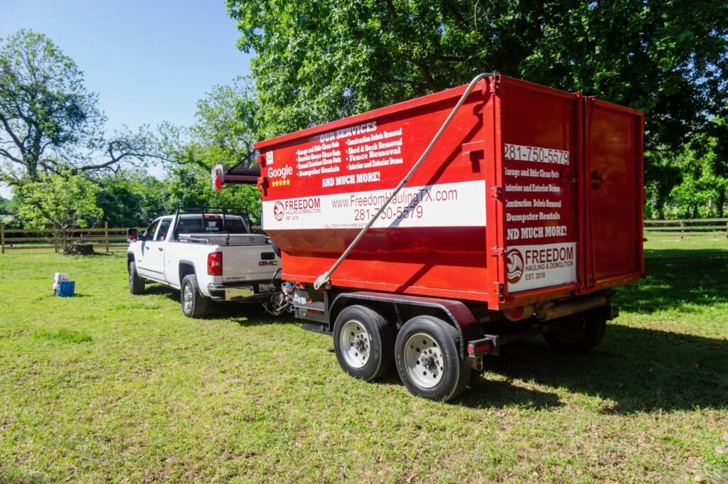 Why you should choose Freedom Junk Hauling for you junk removal needs in Houston Tx