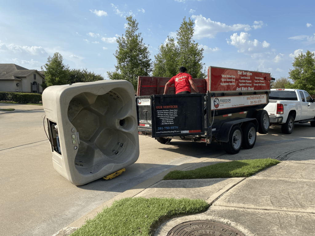 Affordable Hot Tub Removal