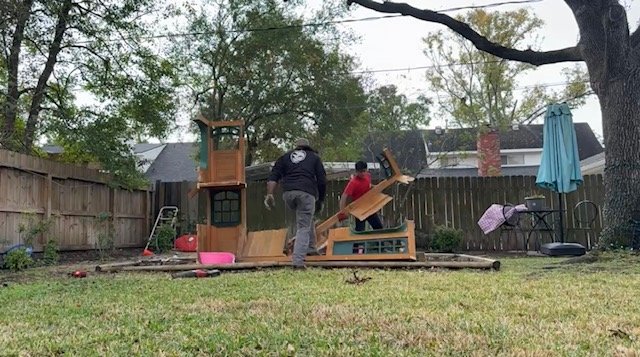 Playground removal Richmond TX